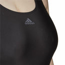 Damen Badeanzug Adidas  Classic 3 Bandas Schwarz