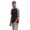 T-Shirt Adidas  Essentials 3 bandas Schwarz