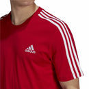 T-Shirt Adidas  Essentials 3 bandas Rot