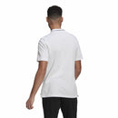 Herren Kurzarm-Poloshirt Adidas Aeroready Essentials Piqué Small Logo Weiß