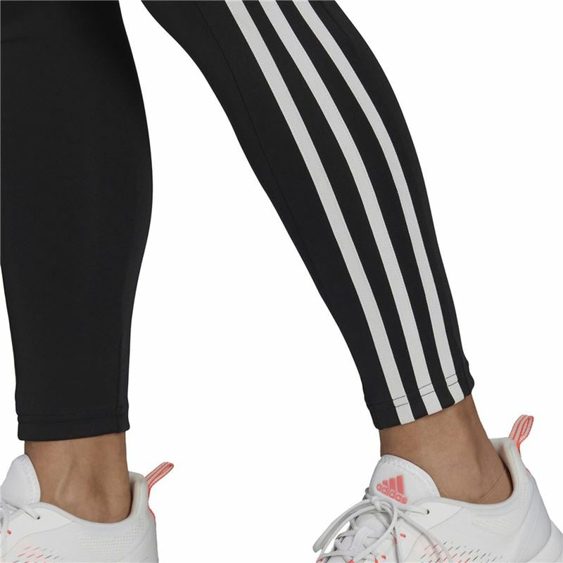 Sporthose Damen Adidas Designed To Move 3 Stripes Schwarz