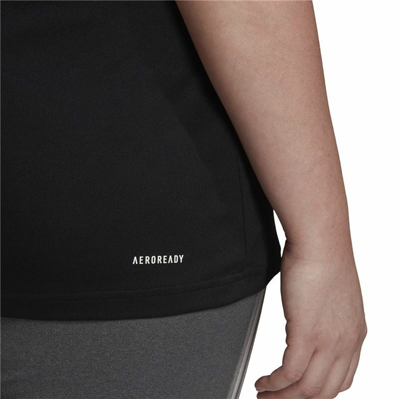 Damen Kurzarm-T-Shirt Adidas Aeroready Designed 2 Move Schwarz