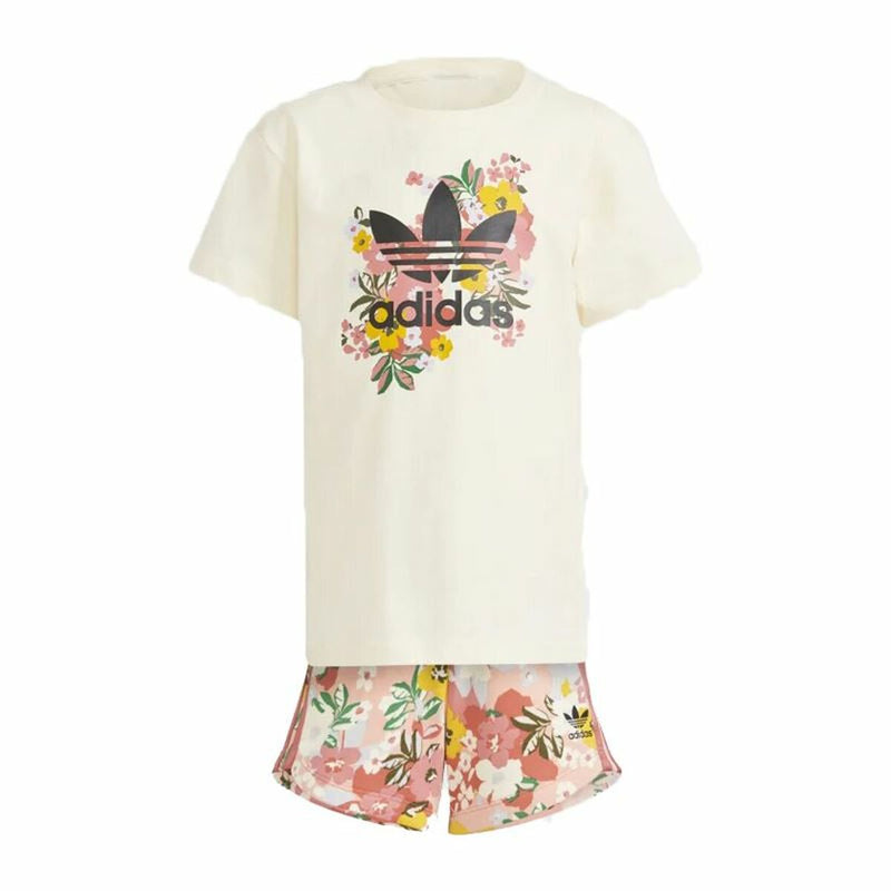 Sportset für Kinder Adidas Studio London Floral  Beige