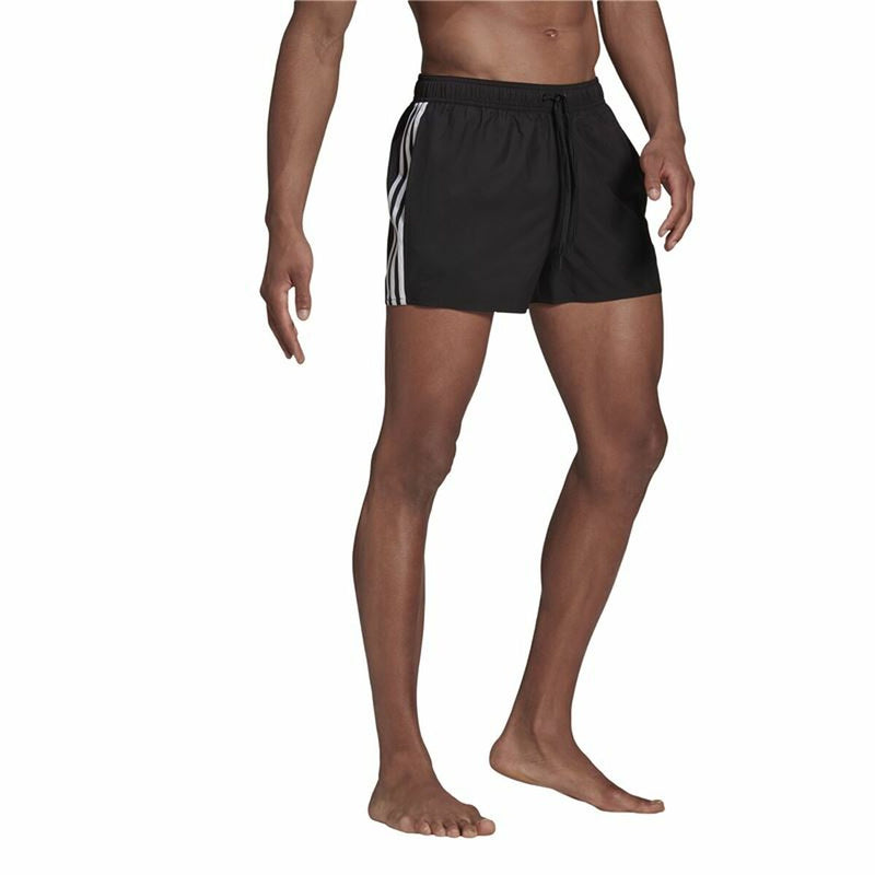 Herren Badehose Adidas Classic 3 Bandas  Schwarz