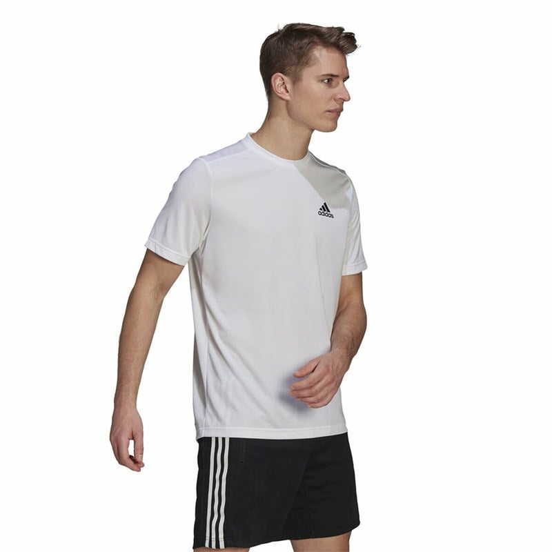 T-Shirt AEROREADY Adidas Designed To Move  Weiß