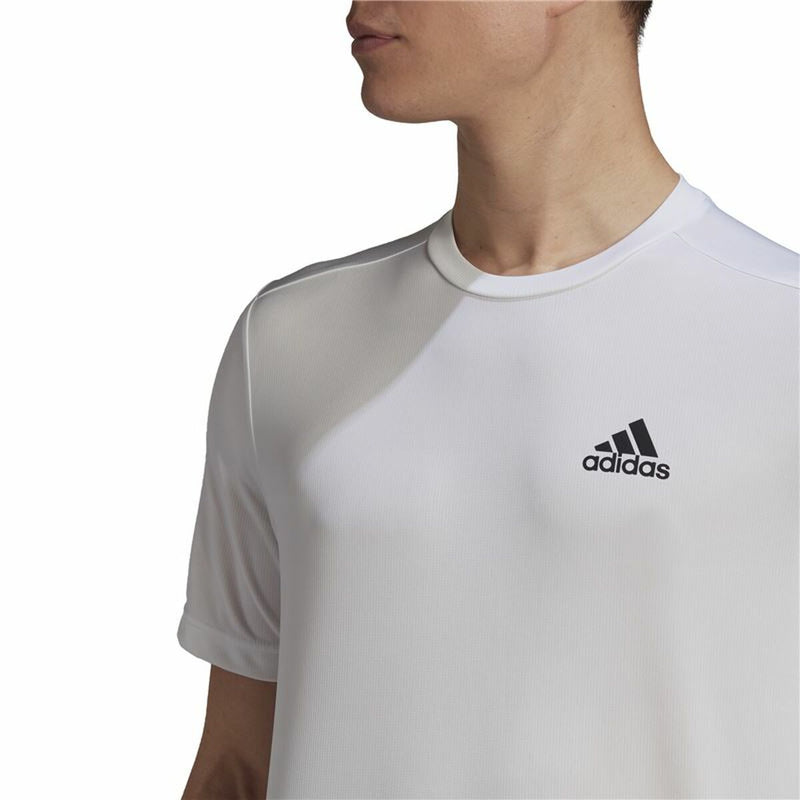 T-Shirt AEROREADY Adidas Designed To Move  Weiß