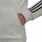 Herren Sweater mit Kapuze Adidas Essentials 3 Stripes Hellgrau