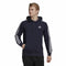 Herren Sweater mit Kapuze Adidas Essentials 3 Stripes Marineblau