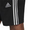 Herren-Sportshorts Adidas Essentials 3 Stripes Aeroready Schwarz