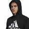 Herren Sweater mit Kapuze Adidas Essentials Fleece Big Logo Schwarz