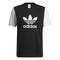 Herren Kurzarm-T-Shirt Adidas Blocked Trefoil Schwarz