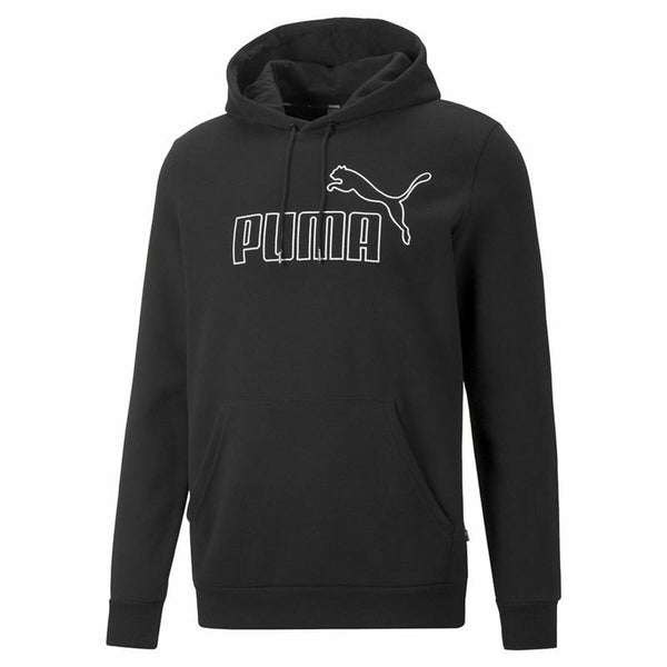 Herren Sweater mit Kapuze Puma Schwarz