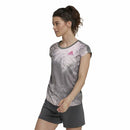 Damen Kurzarm-T-Shirt Adidas Dunkelgrau