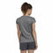 Damen Kurzarm-T-Shirt Adidas Dunkelgrau