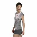 Damen Kurzarm-T-Shirt Adidas Dunkelgrau