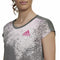 Damen Kurzarm-T-Shirt Adidas Dunkelgrau