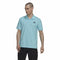 Herren Kurzarm-Poloshirt Adidas Clubhouse türkis