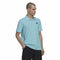 Herren Kurzarm-Poloshirt Adidas Clubhouse türkis