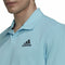 Herren Kurzarm-Poloshirt Adidas Clubhouse türkis