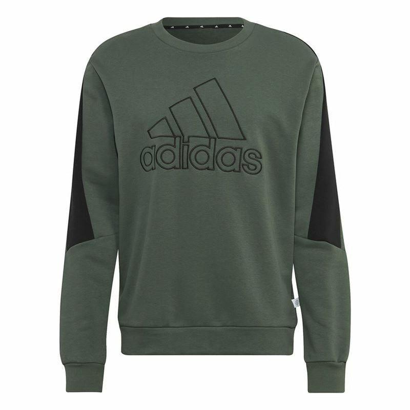 Herren Sweater ohne Kapuze Adidas Future Embroidered grün