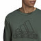 Herren Sweater ohne Kapuze Adidas Future Embroidered grün