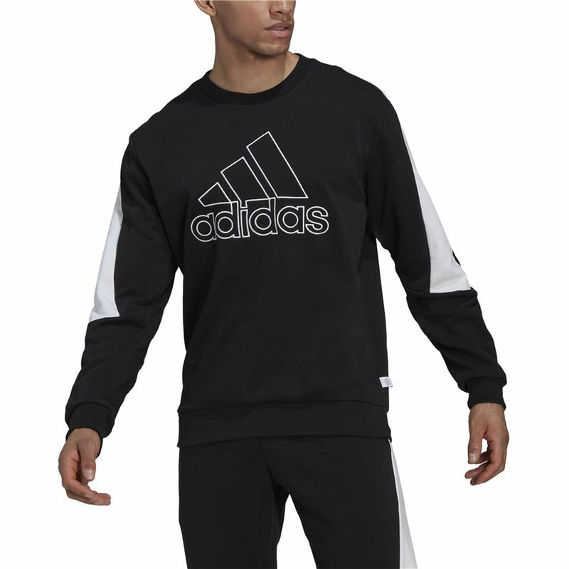 Herren Sweater ohne Kapuze Adidas Future Icons Schwarz