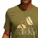 Herren Kurzarm-T-Shirt Adidas Art Bos Graphic Olive