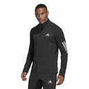 Herren Sweater ohne Kapuze Adidas Quarter-Zip Schwarz