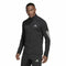 Herren Sweater ohne Kapuze Adidas Quarter-Zip Schwarz