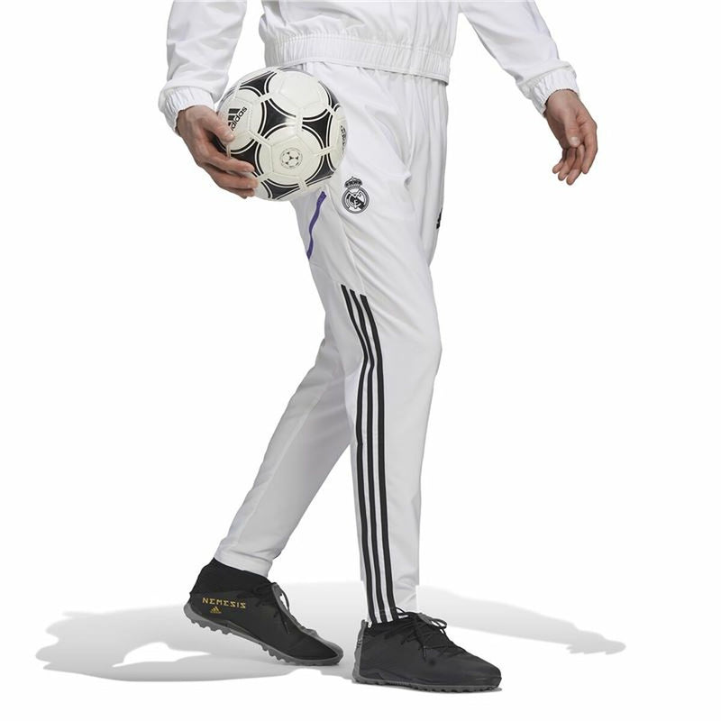 Fußball-Trainingshose für Erwachsene Adidas Condivo Real Madrid 22 Weiß Herren