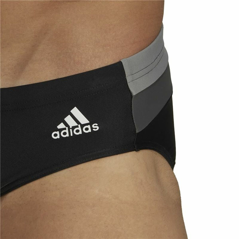 Herren Badehose Adidas Colorblock Schwarz