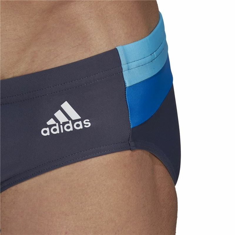 Herren Badehose Adidas Colorblock Dunkelblau