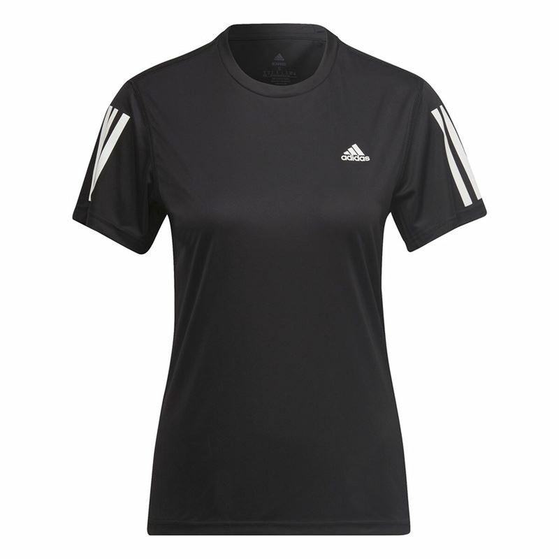 Damen Kurzarm-T-Shirt Adidas Own the Run Schwarz