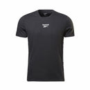 Herren Kurzarm-T-Shirt Reebok Identity Schwarz