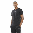 Herren Kurzarm-T-Shirt Reebok Identity Schwarz