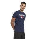 T-Shirt Reebok  Big Logo  Dunkelblau