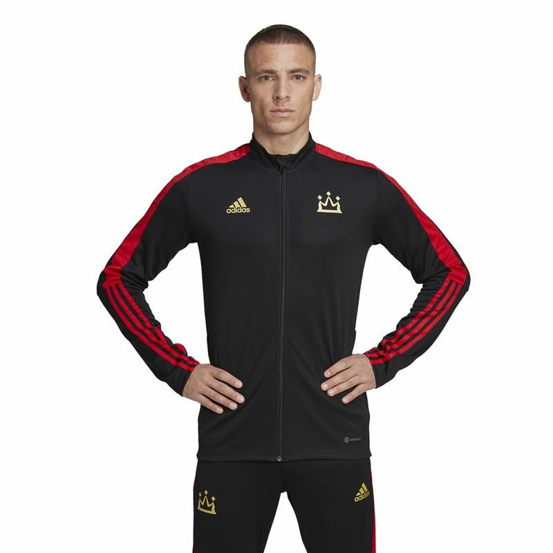 Sportjackefür Herren Adidas Salah Schwarz