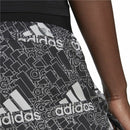 Damen-Sportshorts Adidas Logo Graphic Pacer Schwarz