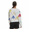 Damen Sweater ohne Kapuze Adidas Essentials Multi-Coloured Weiß