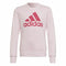 Sweatshirt ohne Kapuze für Mädchen Adidas Essentials Hellrosa