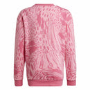 Sweatshirt ohne Kapuze für Mädchen Adidas Future Icons Hybrid Animal Rosa