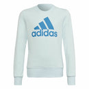 Sweatshirt ohne Kapuze für Mädchen Adidas Essentials Türkis