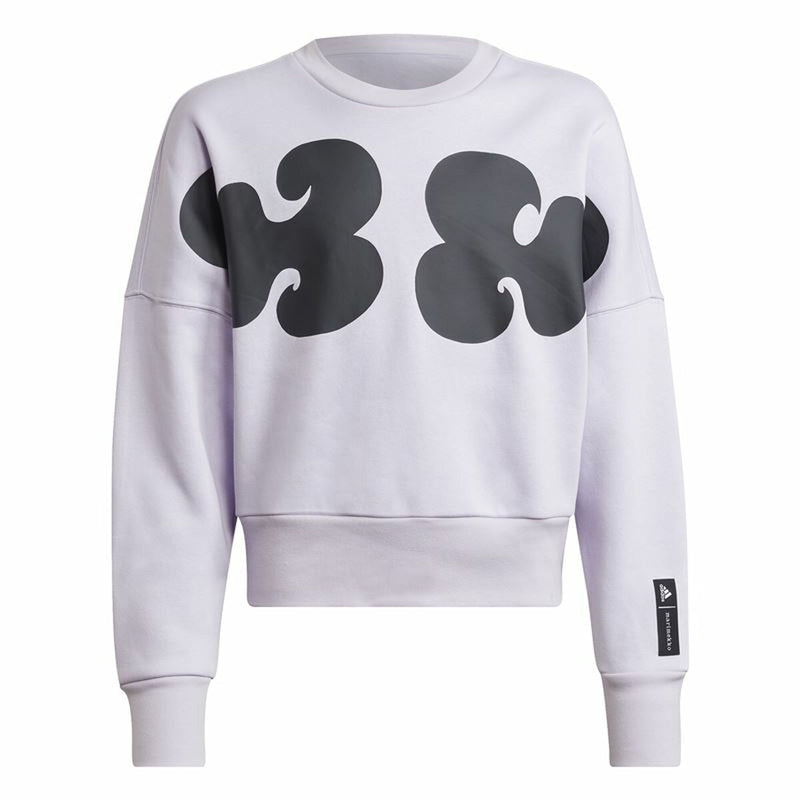 Sweatshirt ohne Kapuze für Mädchen Adidas Marimekko Lila