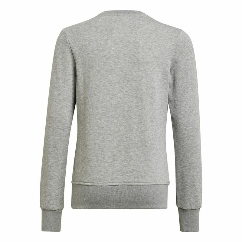 Sweatshirt ohne Kapuze für Mädchen Adidas Essentials Grau