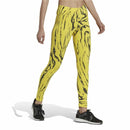 Sporthose Damen Adidas Future Icons Animal-Print Gelb