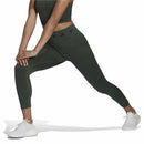 Sporthose Damen Adidas Aeroknit Branded 7/8 Tight grün