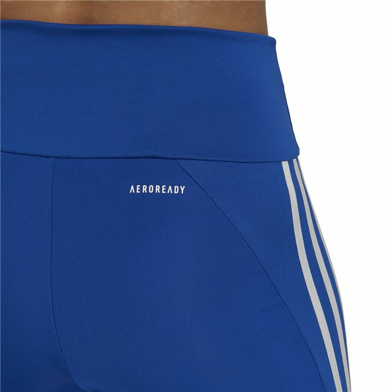 Sporthose Damen Adidas 7/8 Designed To Move High-Rise Blau