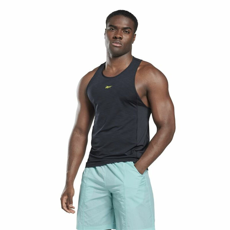 Ärmelloses Herren-T-Shirt Reebok Les Mills® BodyPump® Schwarz