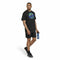 Herren Kurzarm-T-Shirt Reebok Les Mills® Oversized Graphic Schwarz