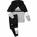 Kinder-Trainingsanzug Adidas Grau Schwarz